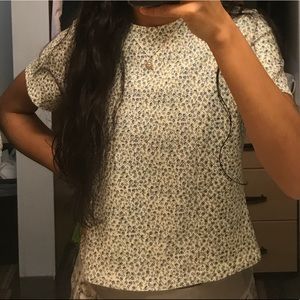 Small flowered shirt
